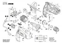 Bosch 3 603 A26 201 Psb 600 Re Percussion Drill 230 V / Eu Spare Parts